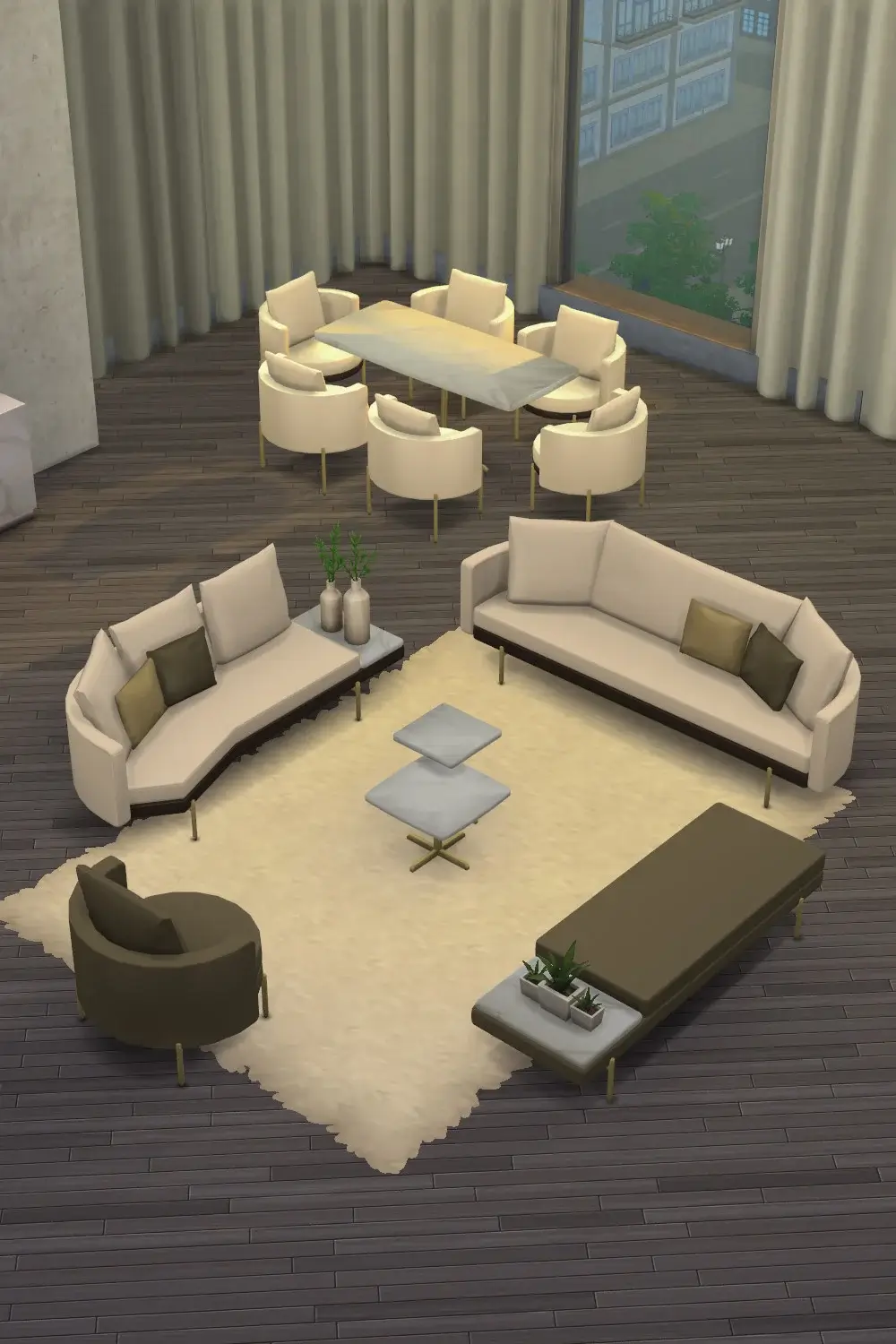 Sofa Set Sims 4 CC Collections
